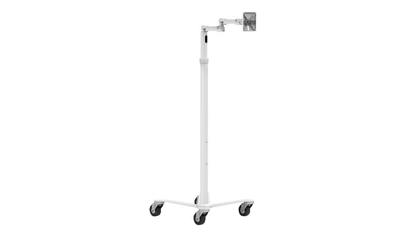 Compulocks Medical Rolling Cart Extended - VESA Compatible cart - for LCD display - white