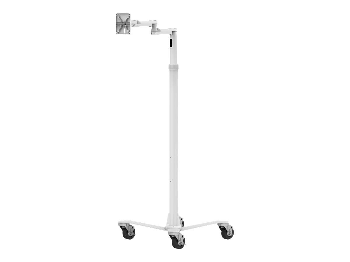 Thumbnail 2 of 7 for Compulocks Medical Rolling Cart Extended - VESA Compatible cart - for LCD display - white