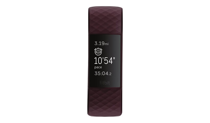 Fitbit Charge 4 - rosewood - activity tracker with band - rosewood