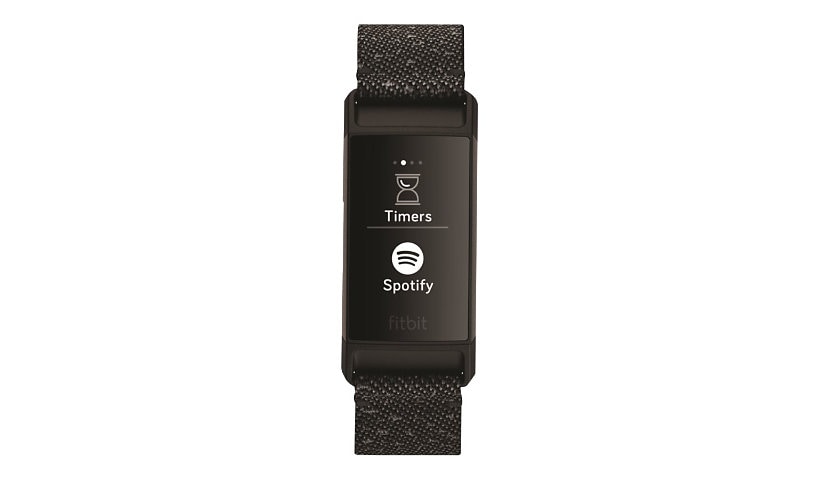 Fitbit Charge 4 Special Edition - black - activity tracker with band - gran