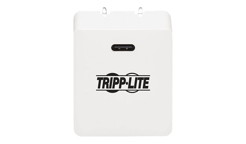 Tripp Lite USB C Wall Charger Compact 40W GaN Technology Power Delivery 3.0 power adapter - 24 pin USB-C - 40 Watt