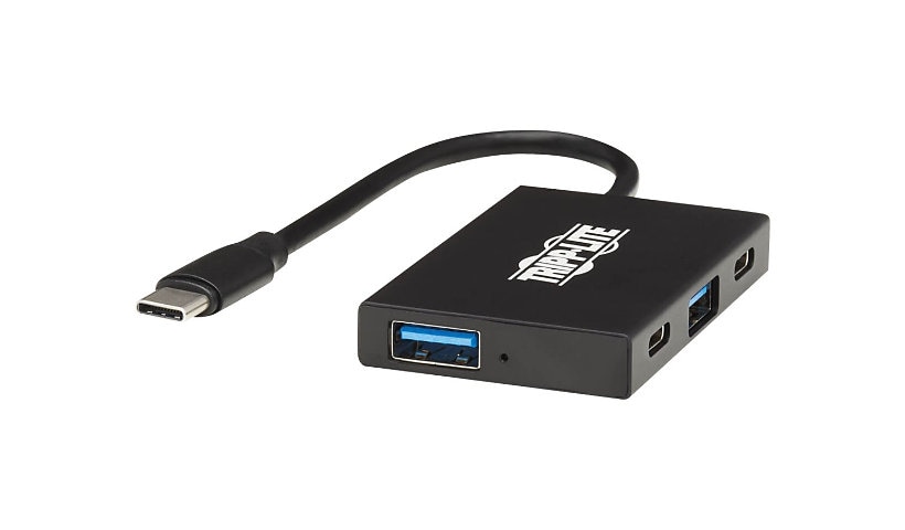 Tripp Lite USB C Hub 4-Port 2 USB-A & 2 USB-C Ports USB 3.1 Gen 2 Aluminum - hub - 4 ports