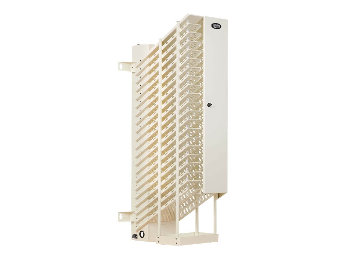 Eaton Tripp Lite Series AC Charging Station Tower 20-Device Open Frame Chromebooks White cart - for 20 notebooks - white