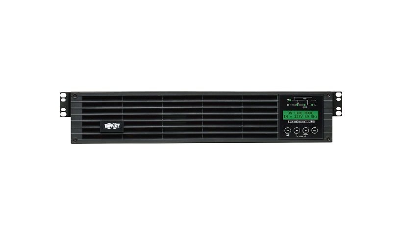 Tripp Lite UPS Smart Online 2000VA 1800W Extended Run 7Out LCD USB DB9 2URM - UPS - 1.8 kW - 2000 VA