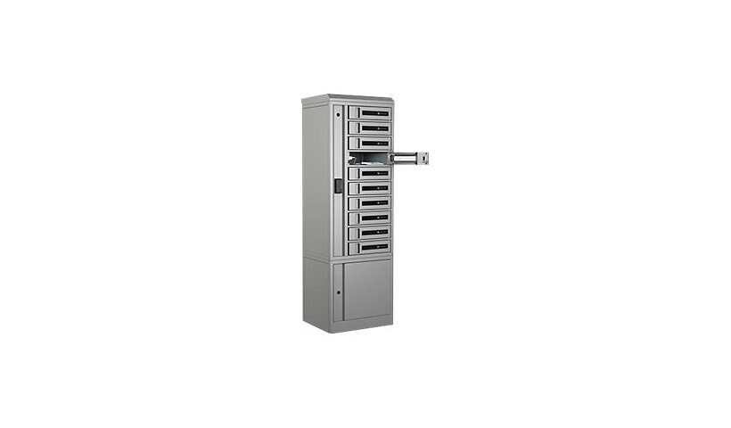 Bretford TechGuard Connect TCLAUS100EFGG - cabinet unit - for 10 notebooks/