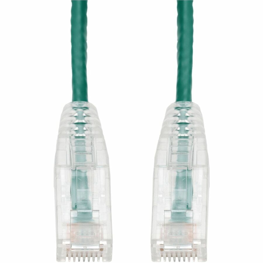 Proline 1ft Green CAT 6 Slim PVC Ethernet Cable Snagless Clear-Claw RJ-45 M/M