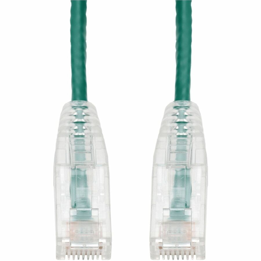 Proline 1ft RJ-45 (M)/RJ-45 (M) Straight Green Cat6 Slim UTP PVC Cable