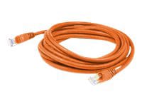 Proline 1ft RJ-45 (M)/RJ-45 (M) Straight Orange Cat6 Slim UTP PVC Cable
