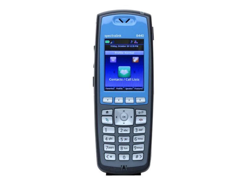 Spectralink 84-Series 8440 without LYNC - wireless VoIP phone - with Bluetooth interface with caller ID - 3-way call