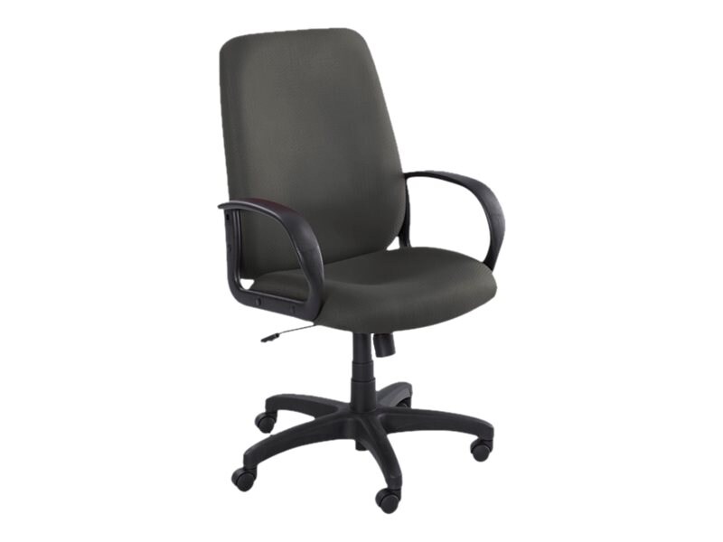 Safco Poise Executive High Back Seating - chair - polyester - black