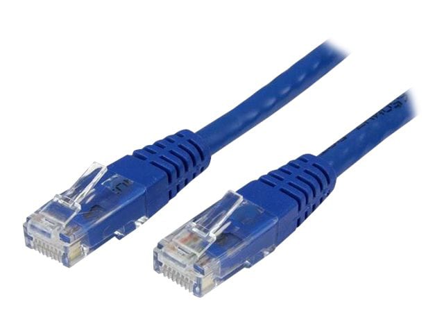 StarTech.com 6 ft. CAT6 Ethernet cable - 10 Pack - ETL Verified - Blue CAT6 Patch Cord - Molded RJ45 Connectors - 24 AWG