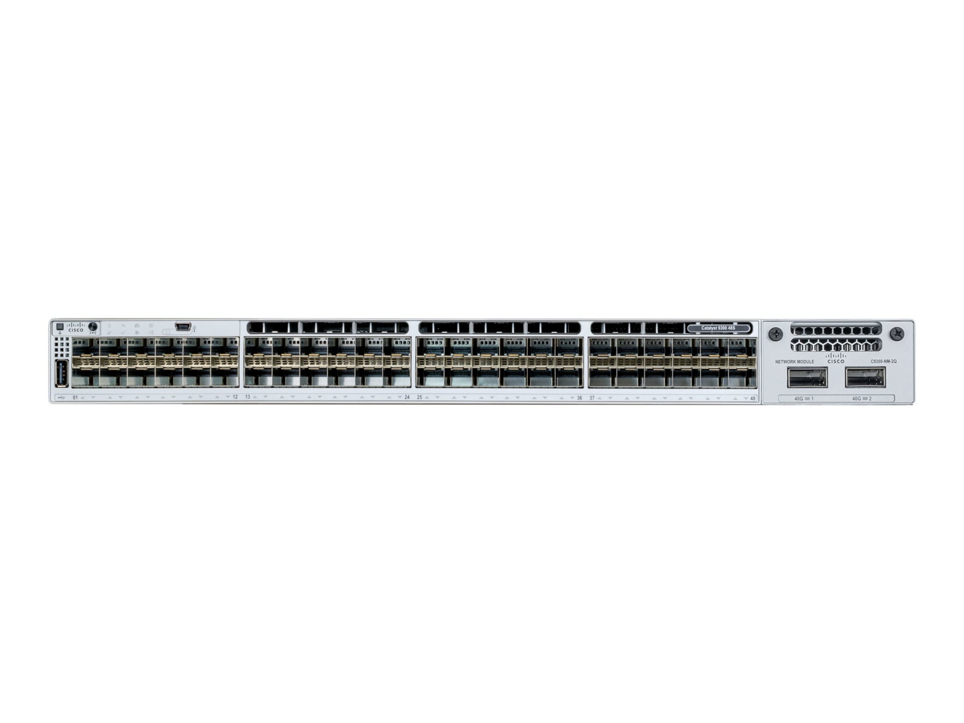 Cisco Catalyst 9300L - Network Essentials - switch - 48 ports - managed - r