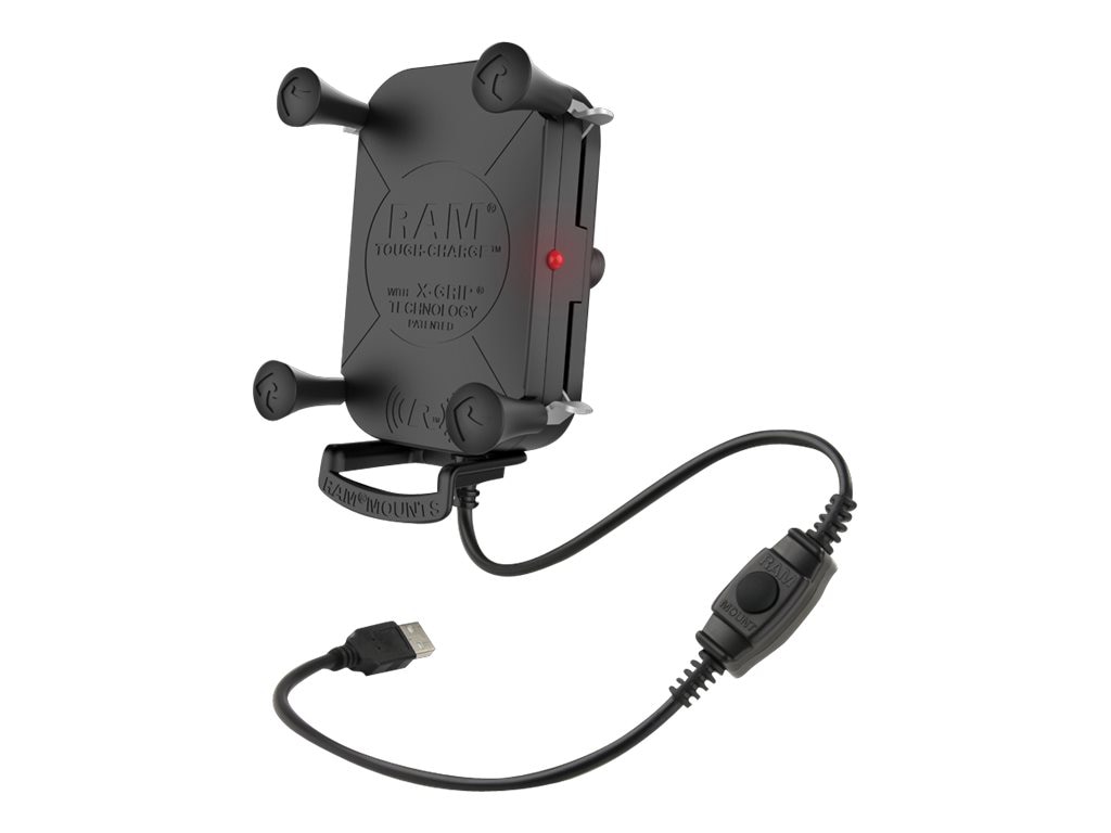 RAM Tough-Charge with X-Grip Tech car wireless charging holder - 10 Watt
