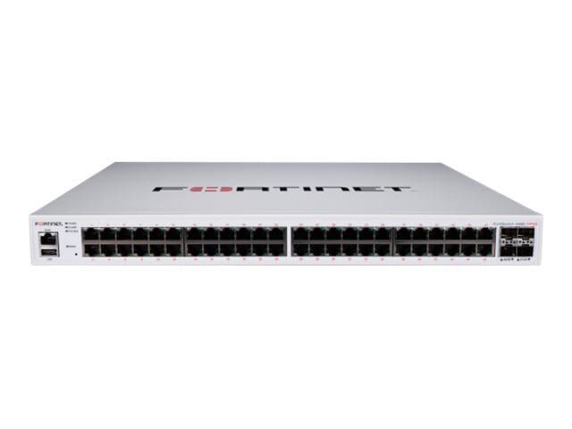 Fortinet FortiSwitch 448E-FPOE - switch - 48 ports - managed - rack-mountab