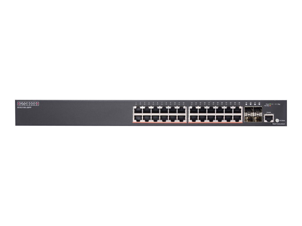 Edge-Core ECS2100-28PP - switch - 28 ports - smart - rack-mountable