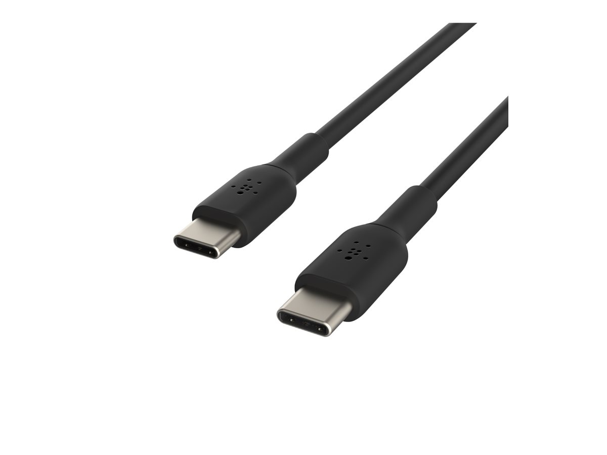 Belkin 60W USB-C to USB-C Cable - 480 Mbps - PVC - M/M - 3.3ft/1m - Black