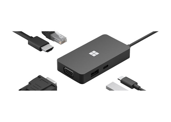 MICROSOFT USB-C TRAVEL HUB BLK