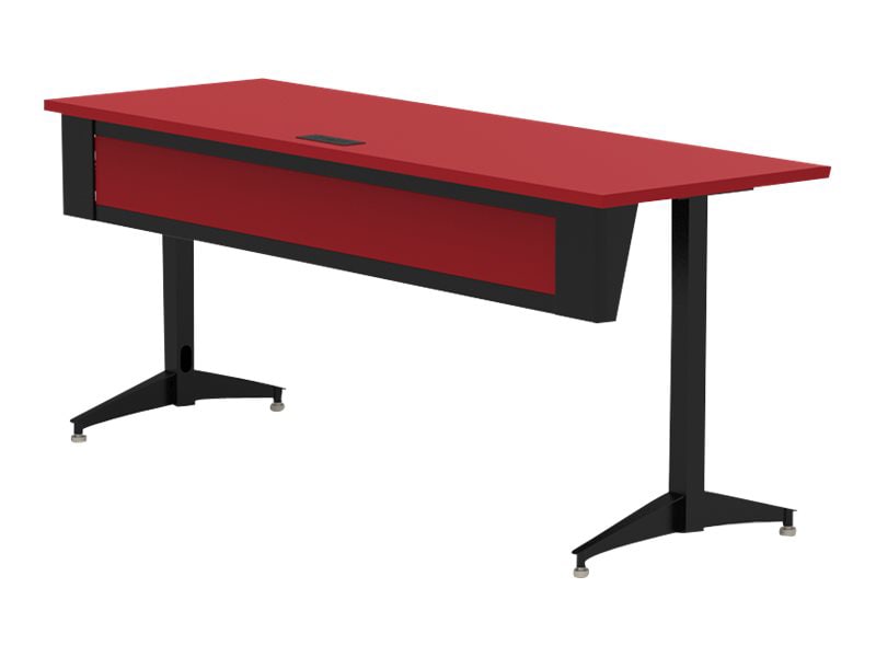 Spectrum Flex Active Table - table - rectangular - graphite talc