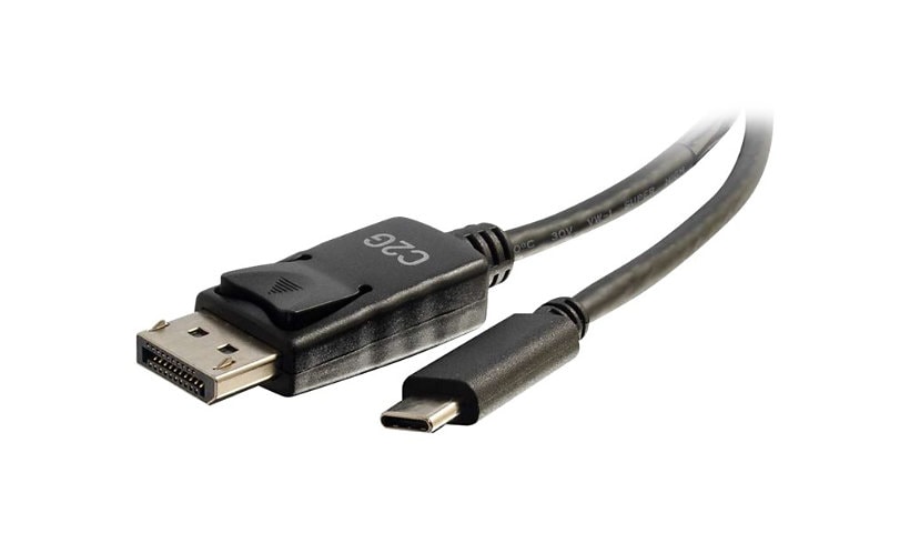 C2G 10ft USB C to DisplayPort Adapter Cable - 4K 30Hz - M/M