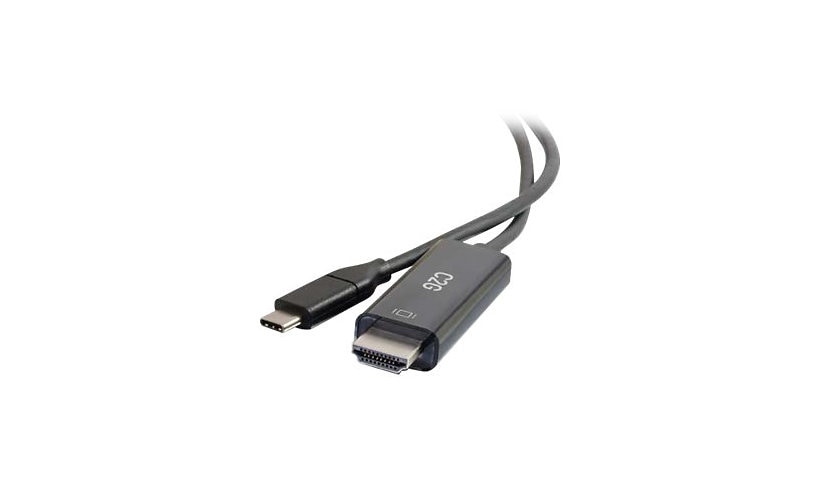 C2G 1ft USB C to HDMI Cable - 4K 60Hz - Audio/Video Adapter Cable - M/M
