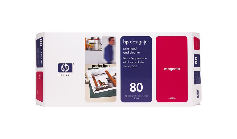 HP 80 - magenta - printhead with cleaner