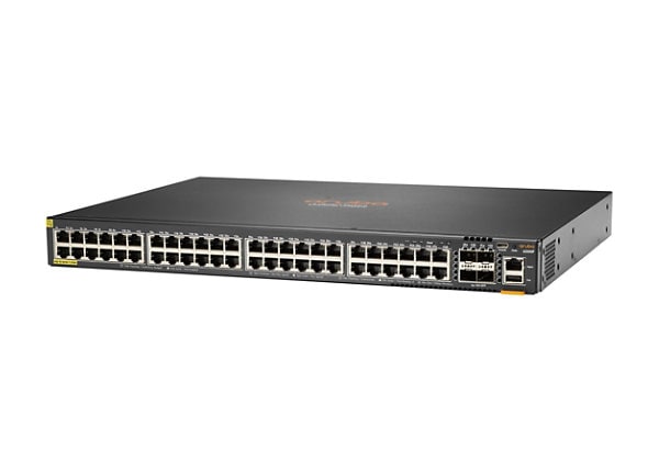 HPE Aruba 6200F 48G Class4 PoE 4SFP+ 370W Switch - switch - 52 ports -  managed - rack-mountable