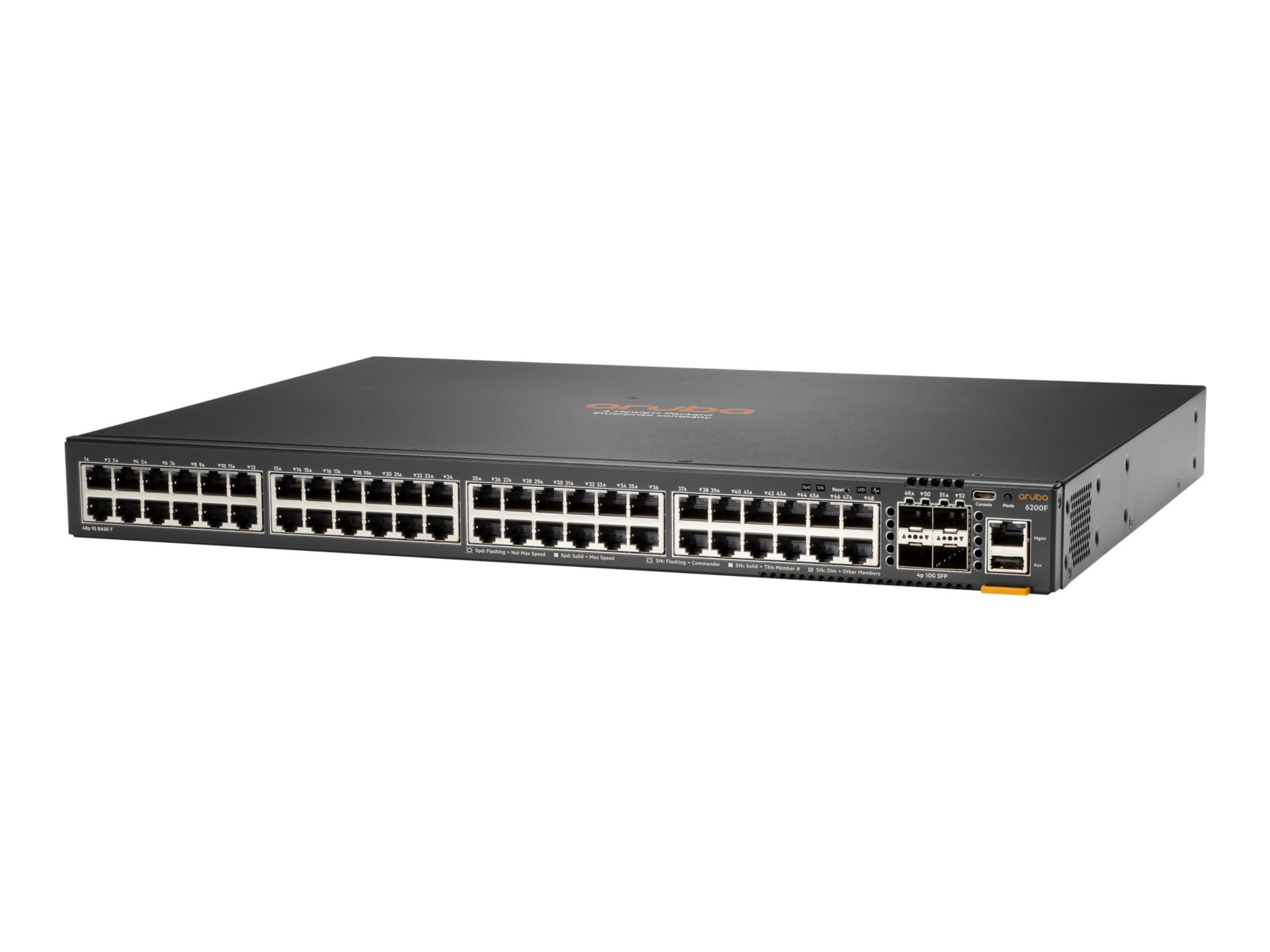 HPE Aruba 6200F 48G 4SFP+ Switch - switch - 52 ports - managed - rack-mountable