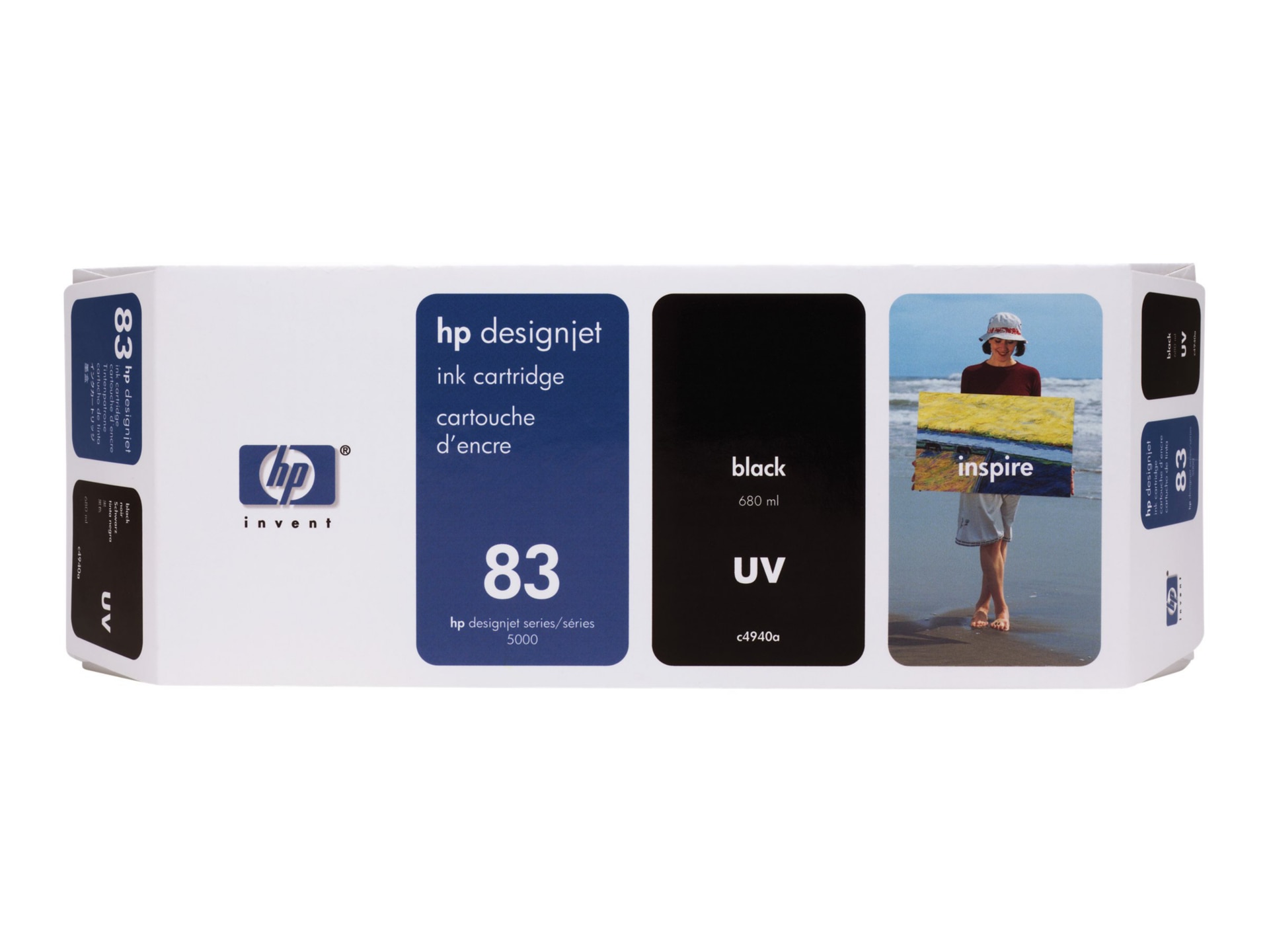 HP 83 (C4940A) Original Ink Cartridge - Single Pack