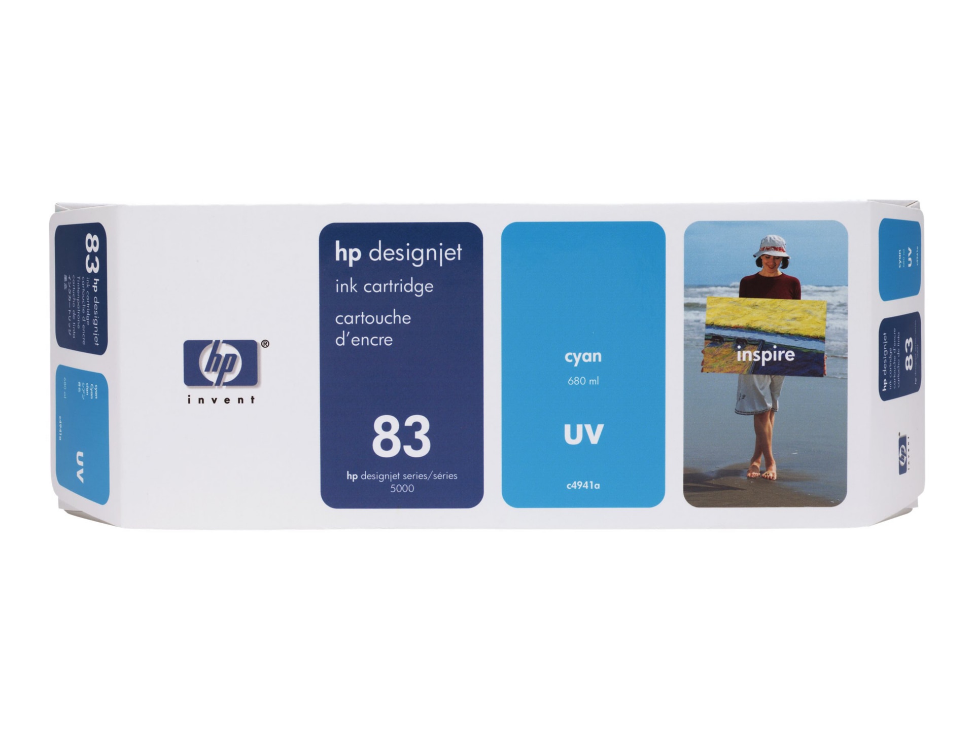 HP 83 (C4941A) Original Ink Cartridge - Single Pack