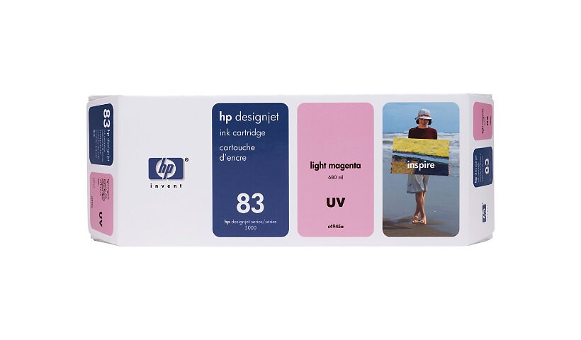HP 83 UV - light magenta - original - DesignJet - ink cartridge