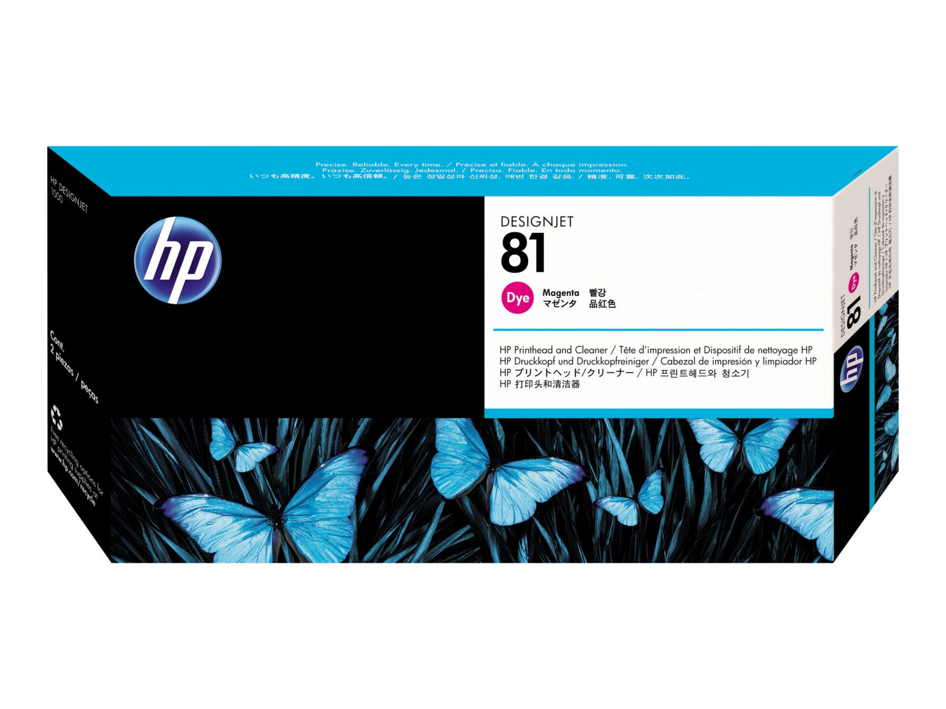 HP 81 - magenta - printhead with cleaner