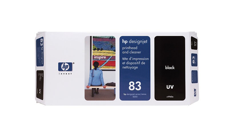 HP 83 - black - printhead with cleaner