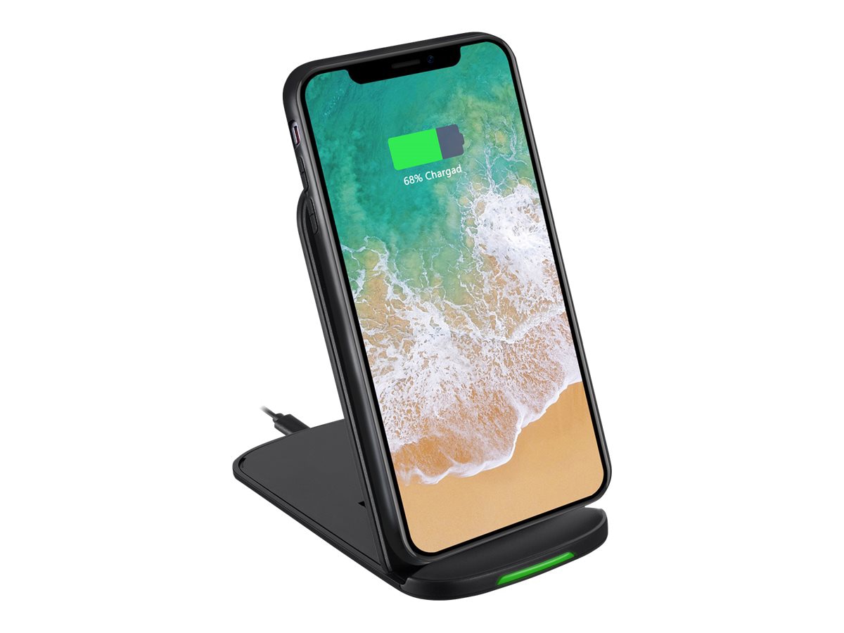 Adesso 10W Max Qi-Certified 2-Coil Foldable Wireless Charging Stand