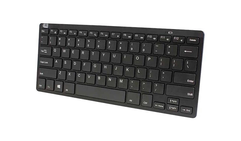 Adesso SlimTouch WKB-1100BB Mini - clavier - QWERTY - US - noir