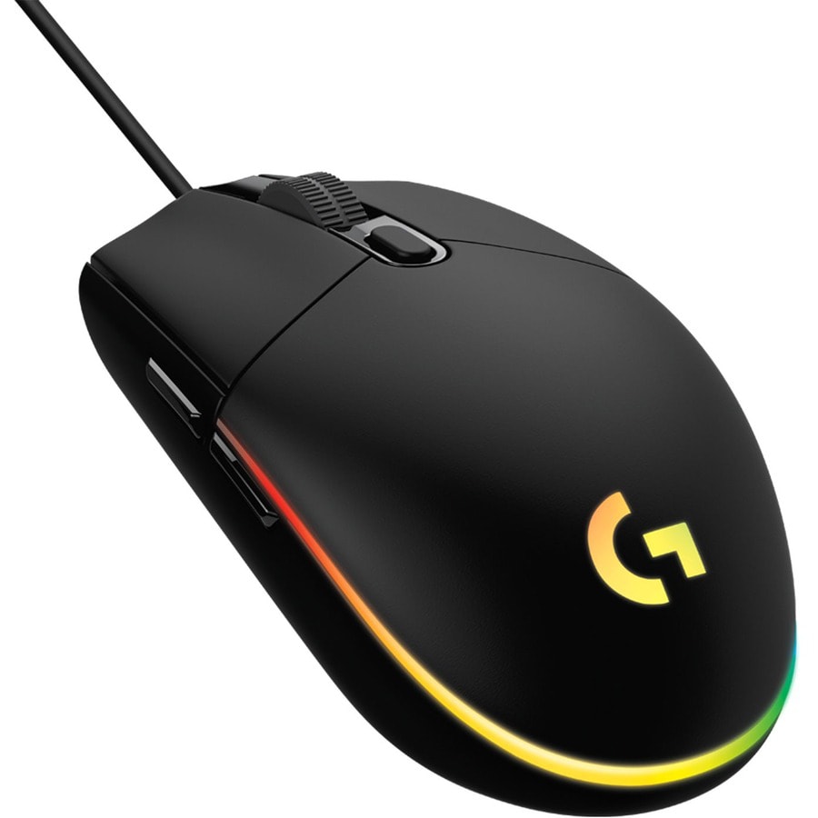 MOUSE LOGITECH GAMER G203 NEGRO RGB