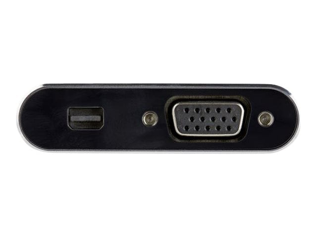 StarTech.com USB C to VGA/Mini DisplayPort Adapter - 4K 60Hz mDP Multiport
