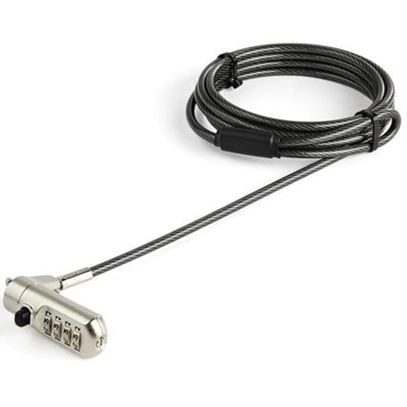 StarTech.com 6.6ft Laptop Cable Lock for Nano Slot Computer/Tablet/Device,
