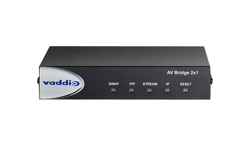 Vaddio AV Bridge 2x1 vidéo en streaming/encodeur vidéo/commutateur