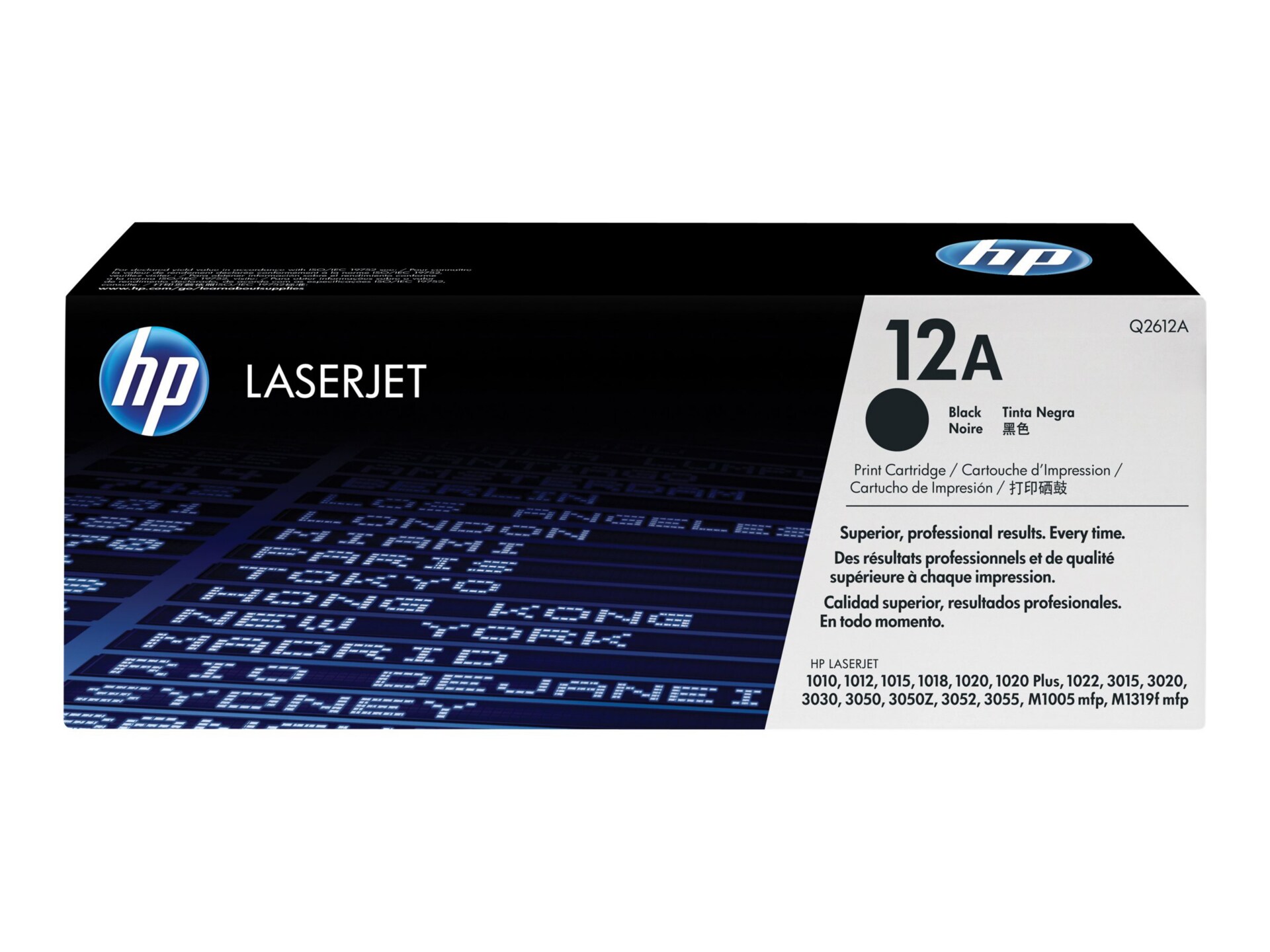 HP LaserJet 12A Black Toner Cartridge