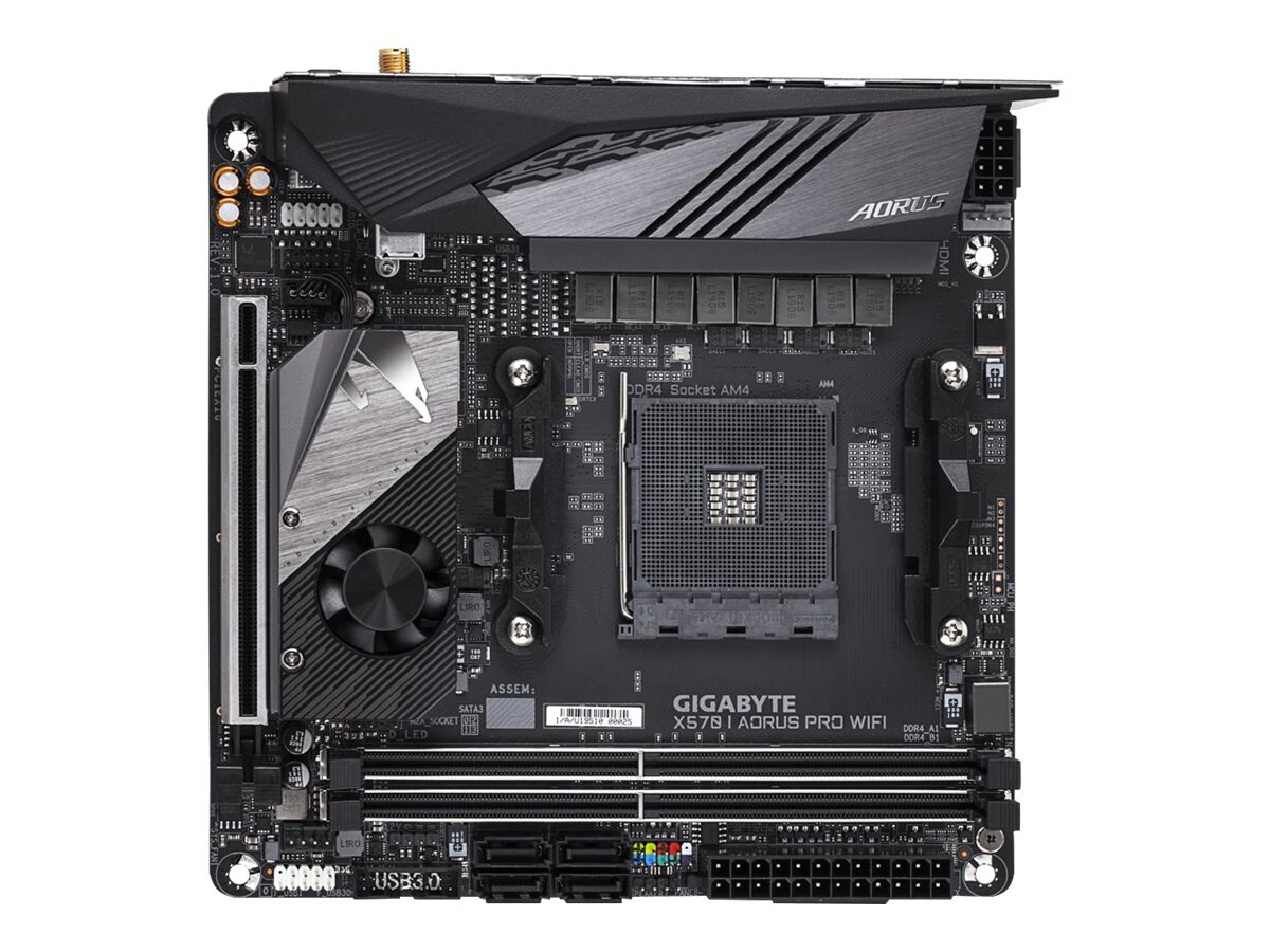 Gigabyte X570 I Aorus Pro Wifi 1 0 Motherboard Mini Itx Socket Am4 X570 I Aorus Pro Wifi Computer Components Cdw Com