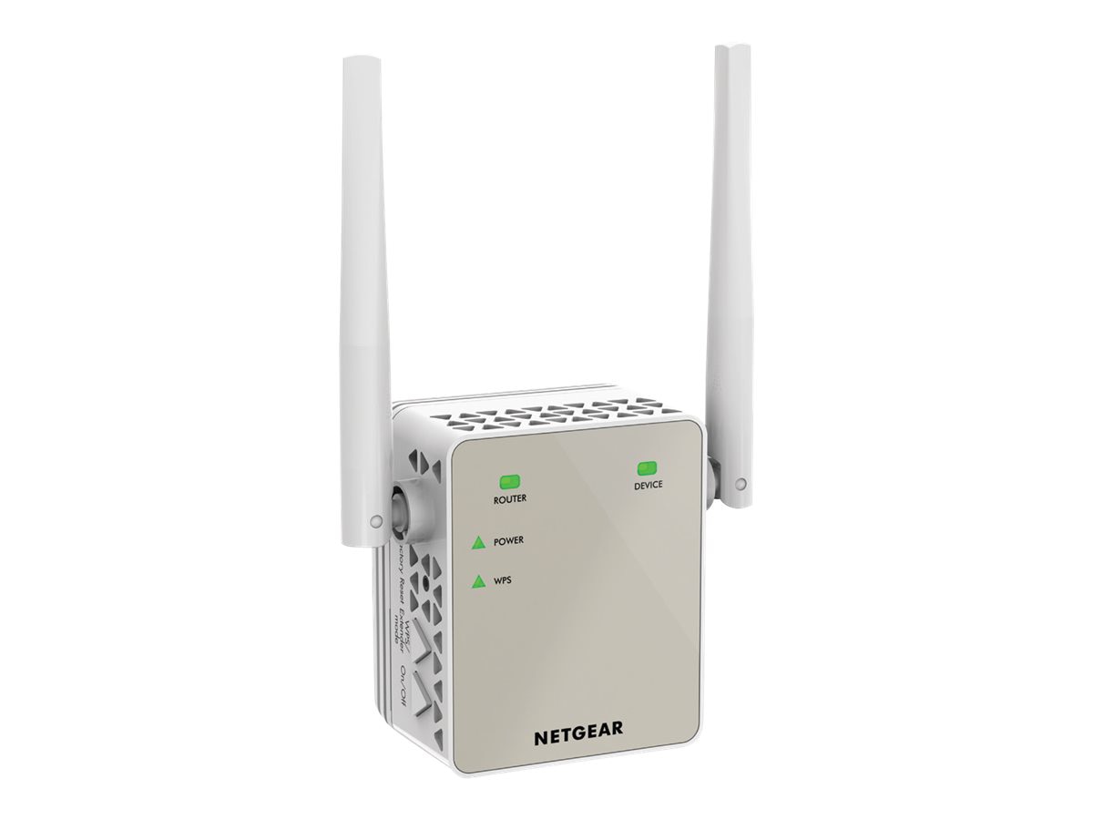 Netgear EX6120 Dual Band Wi-Fi 5 IEEE 802.11 a/b/g/n/ac 1.17 Gbit/s Wireless Range Extender - Indoor