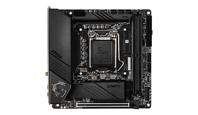 MSI MEG Z490I UNIFY - motherboard - mini ITX - LGA1200 Socket - Z490