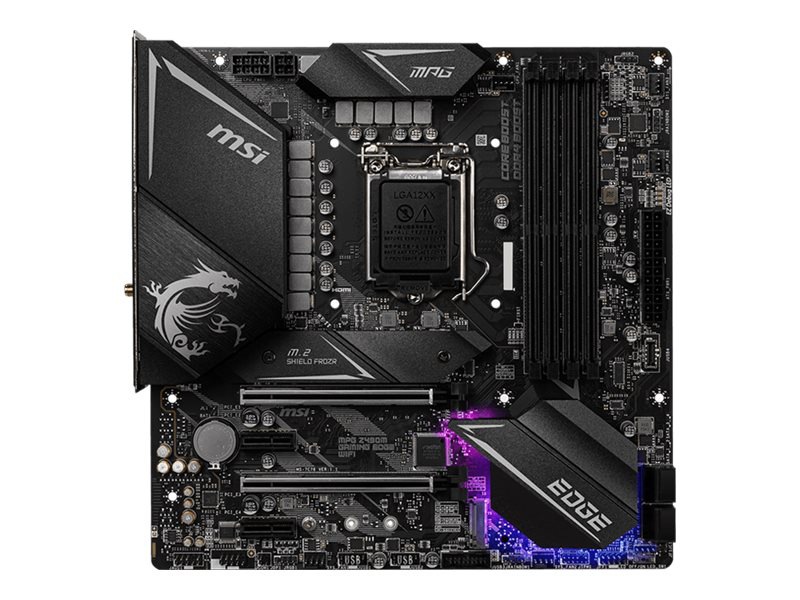 MSI MPG Z490M GAMING EDGE WIFI - motherboard - micro ATX - LGA1200 Socket -