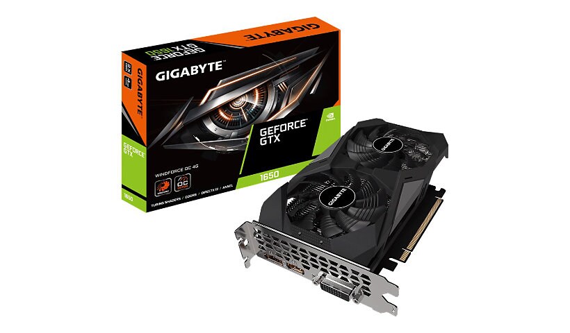 Gigabyte GeForce GTX 1650 D6 WINDFORCE OC 4G - OC Edition - graphics card -