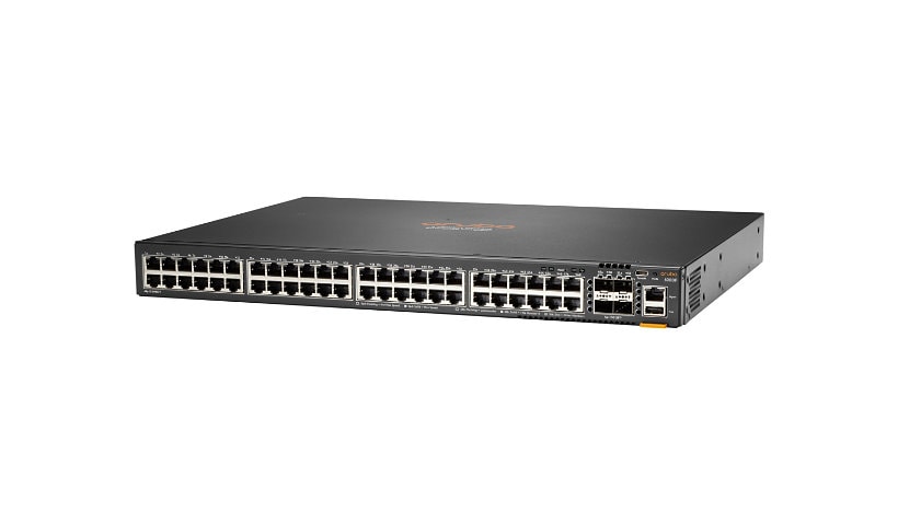 HPE Aruba 6200F 48G 4SFP+ Switch - commutateur - 52 ports - Géré - Montable sur rack