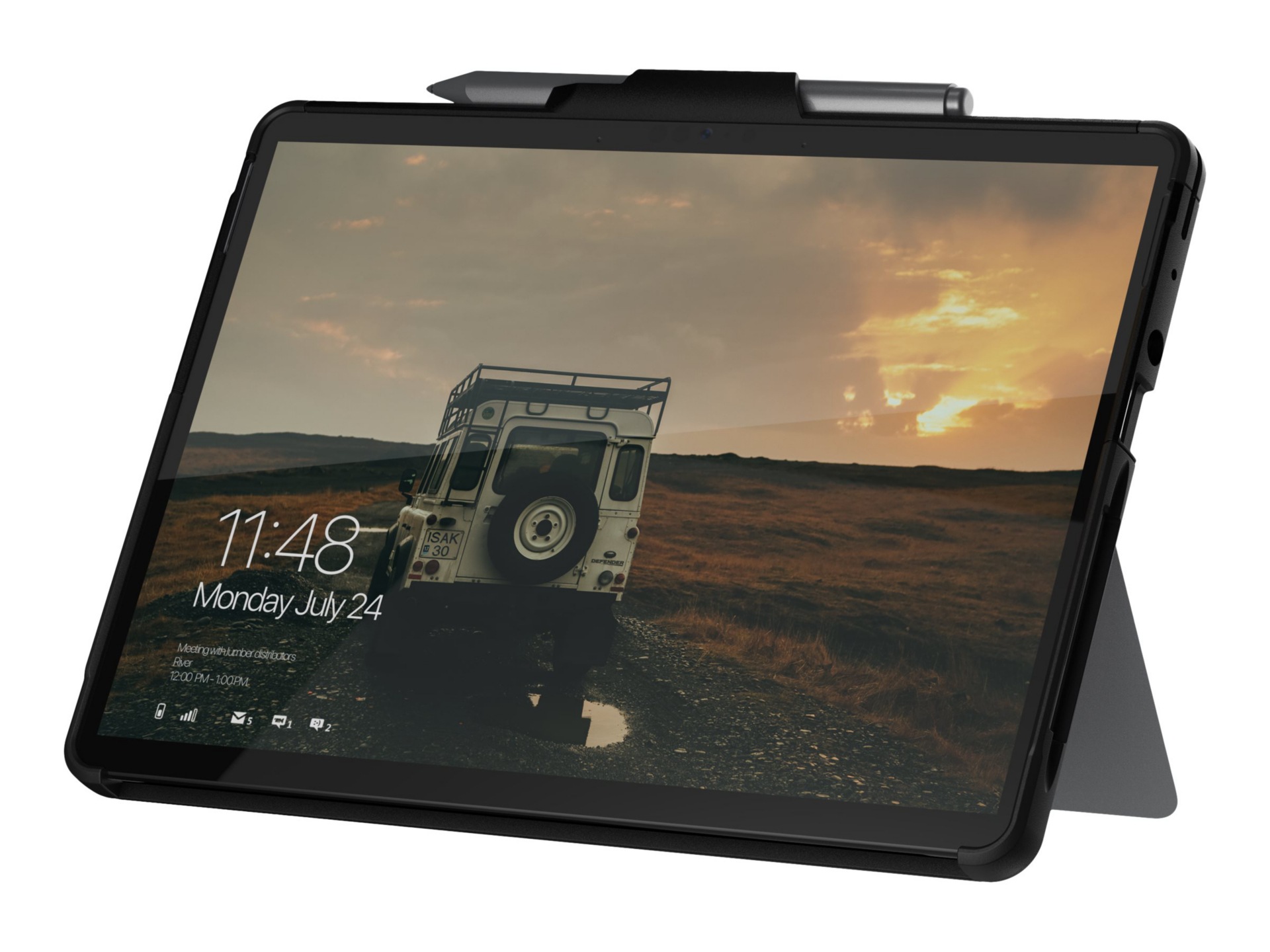 Thumbnail 3 of 24 for UAG Rugged Case for Microsoft Surface Go 4/3/2/1 - 10.5 inch - Scout Series with Hand strap - Black