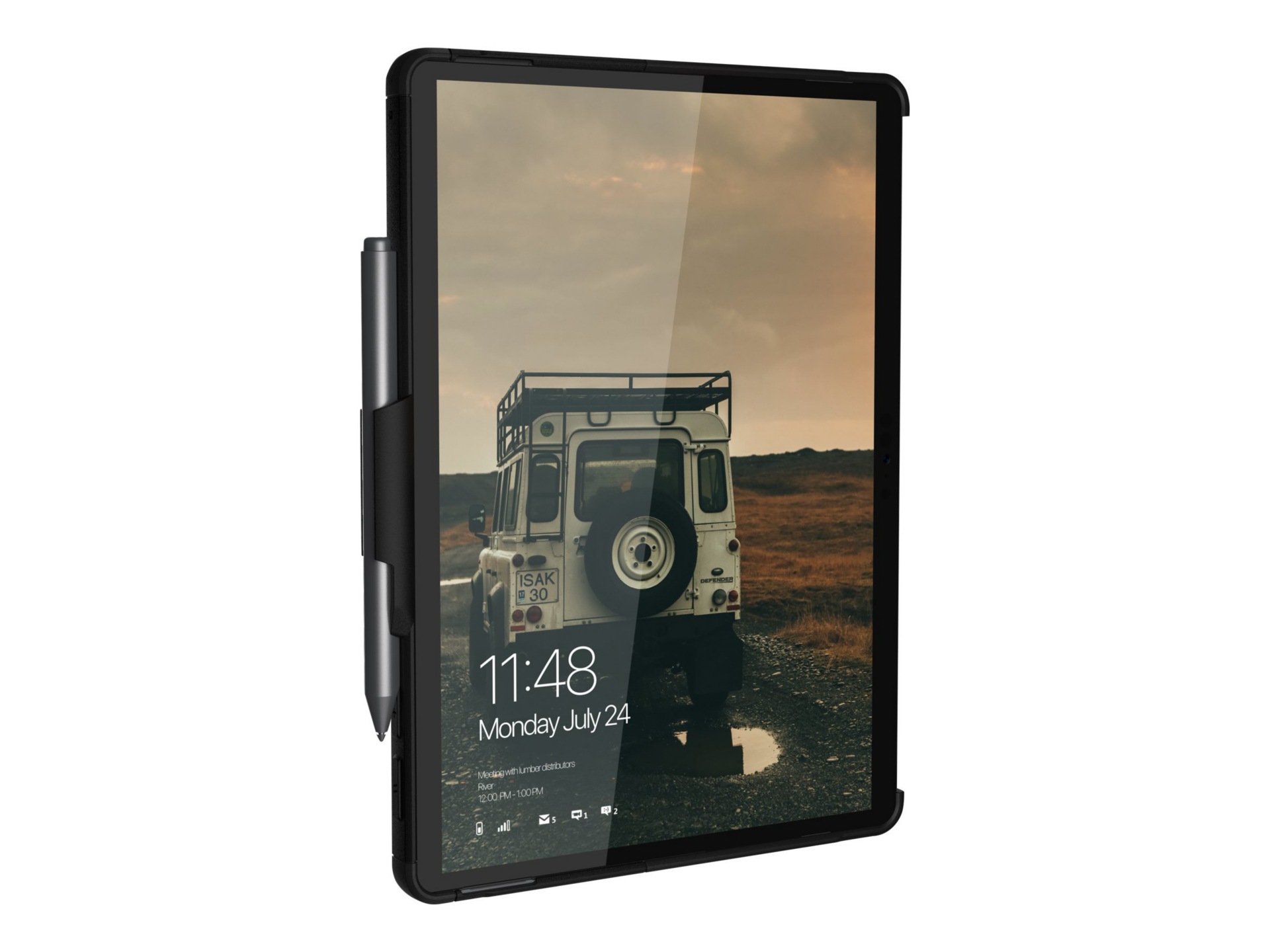 Thumbnail 6 of 24 for UAG Rugged Case for Microsoft Surface Go 4/3/2/1 - 10.5 inch - Scout Series with Hand strap - Black