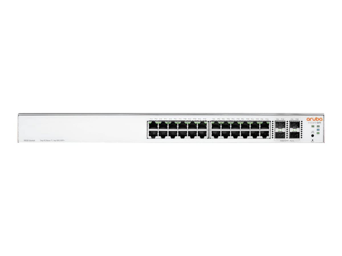 HPE Networking Instant On 1930 24G 4SFP/SFP+ Switch - switch - 28 ports - managed - rack-mountable
