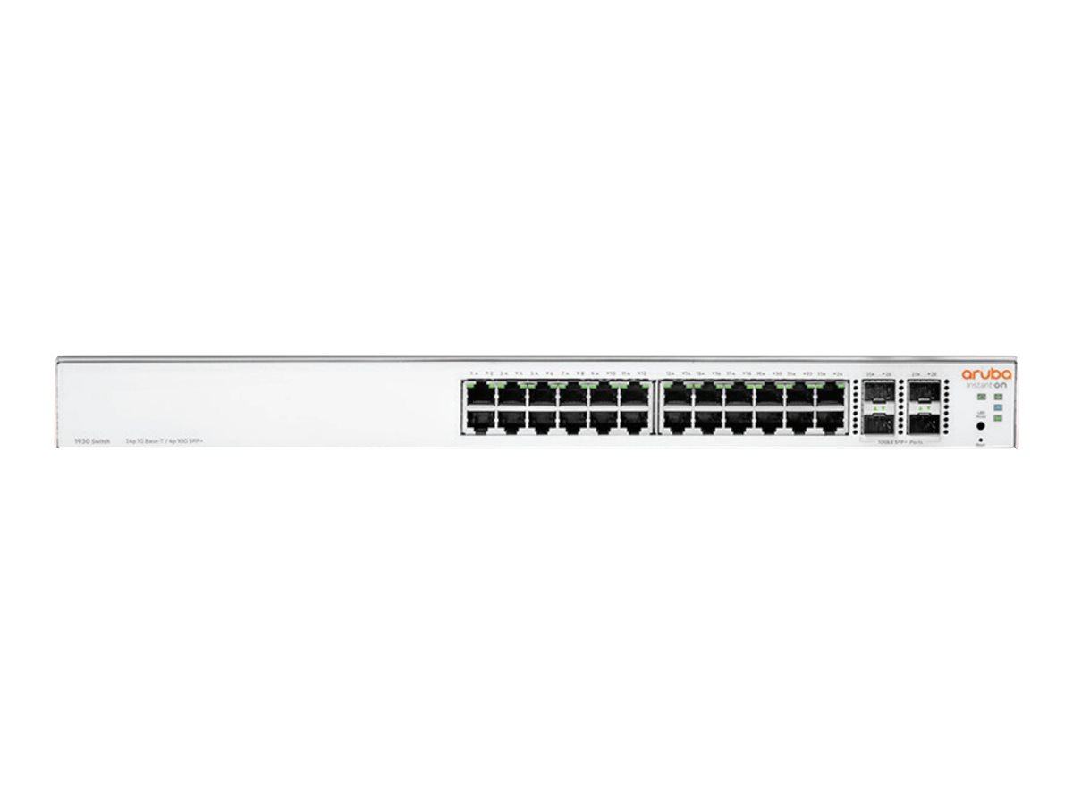 HPE Aruba Instant On 1930 24G 4SFP/SFP+ Switch - switch - 28 ports -  managed - rack-mountable