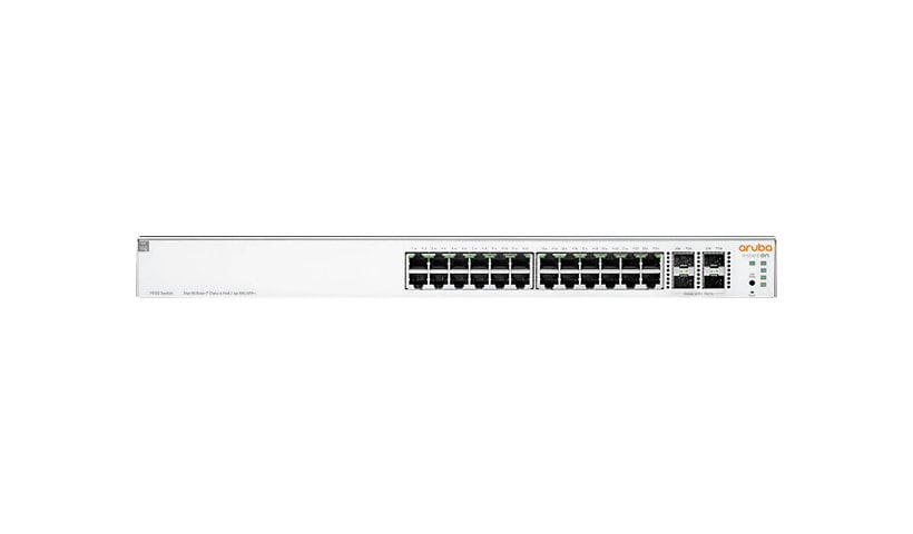 HPE Aruba Instant On 1930 24G Class4 PoE 4SFP/SFP+ 195W Switch - commutateur - 28 ports - Géré - Montable sur rack